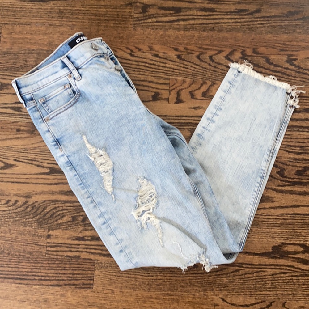Express jeans vintage skinny high rise size 2